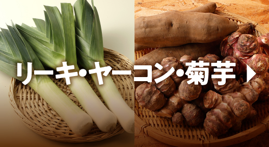 リーキ・菊芋・ヤーコン