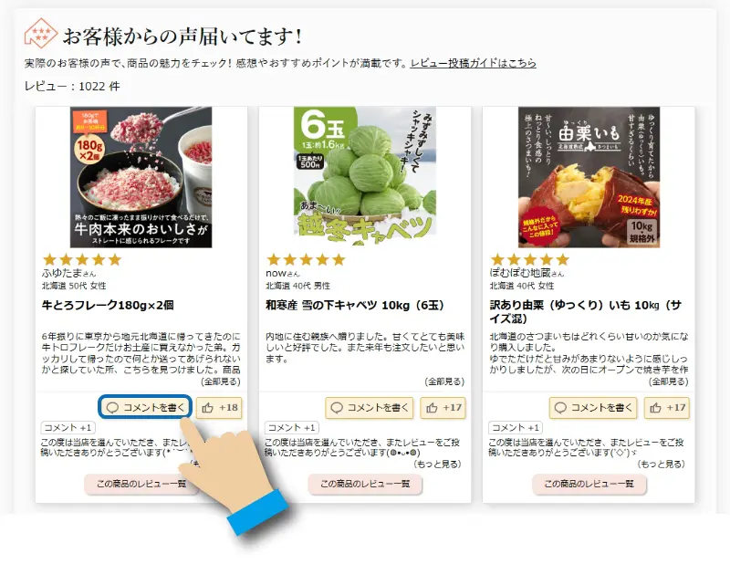 レビュー投稿ガイド