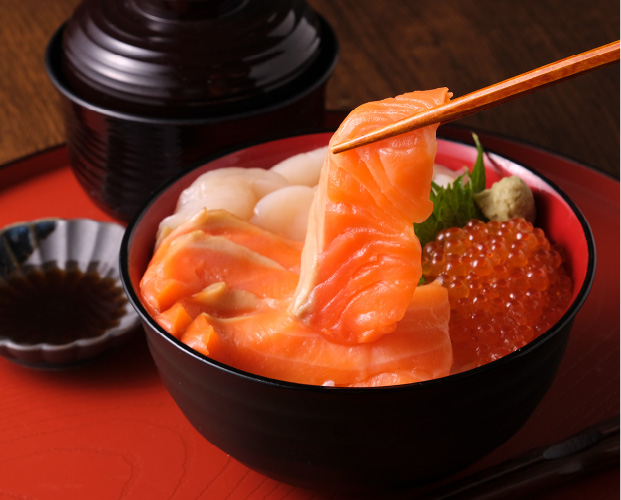 3種の具海鮮丼セット