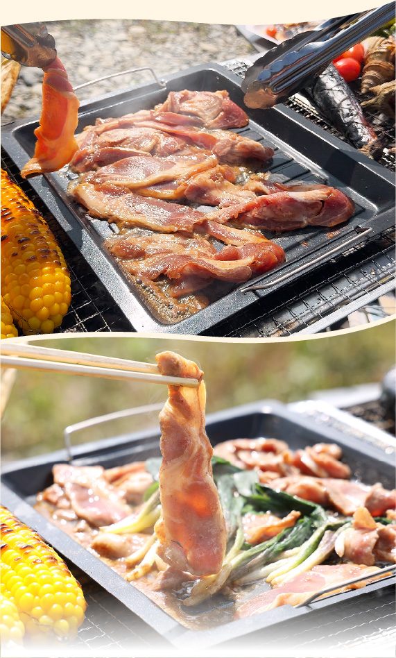 海鮮とジンギスカンのBBQセット