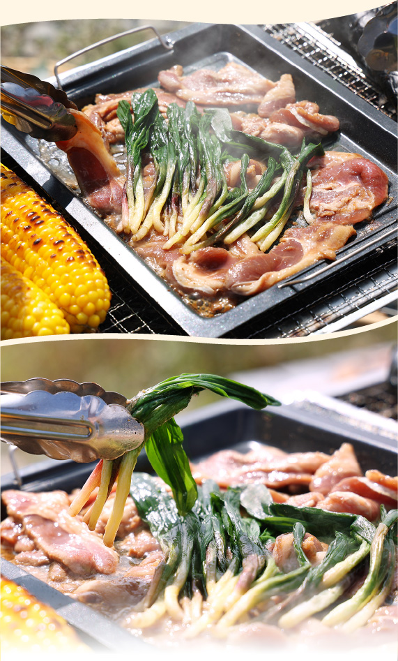 海鮮とジンギスカンのBBQセット