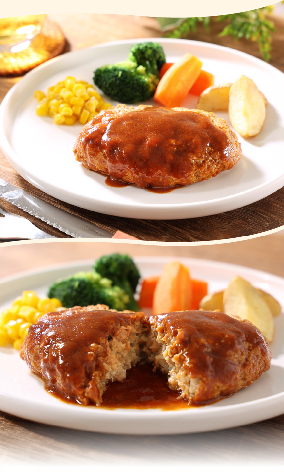 豆蔵のキーマカレー・豆蔵のハンバーグ