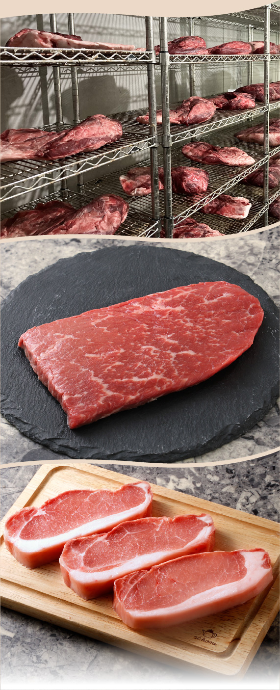 熟成牛・豚ステーキ詰合せ