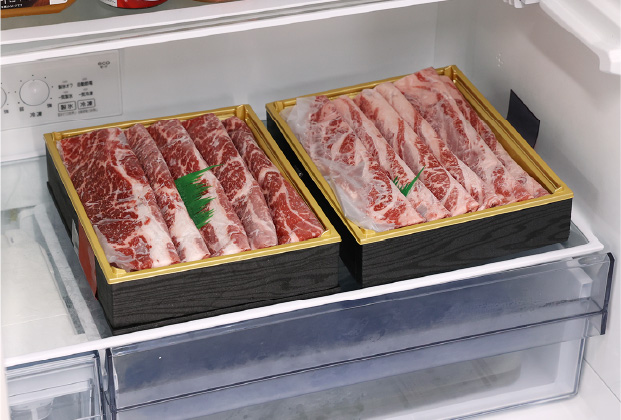 豊西牛×帯広牛すき焼き