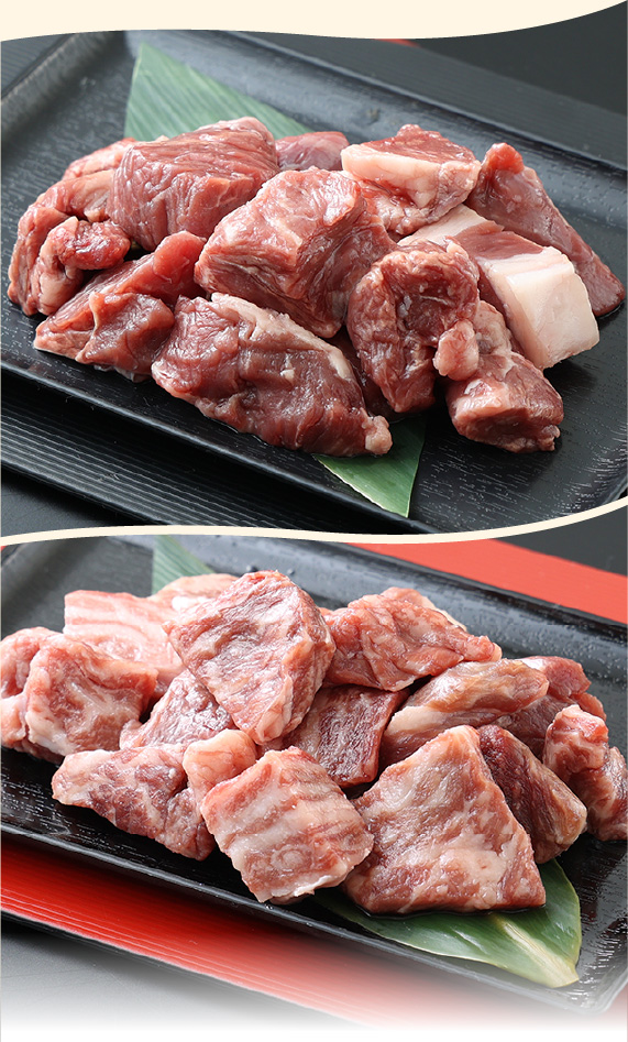 豊西牛×帯広牛 サイコロステーキセット