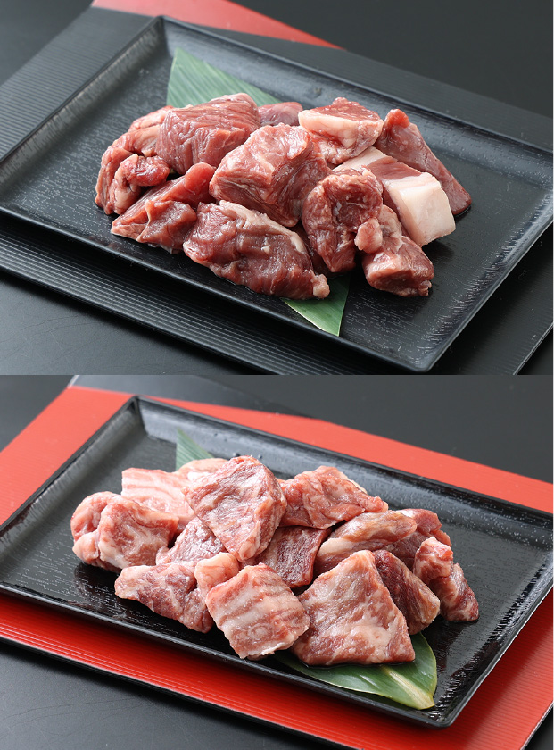 豊西牛×帯広牛 サイコロステーキセット