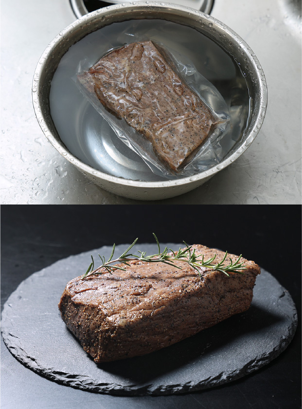 帯広牛ローストビーフ＆豊西牛ハンバーグギフト