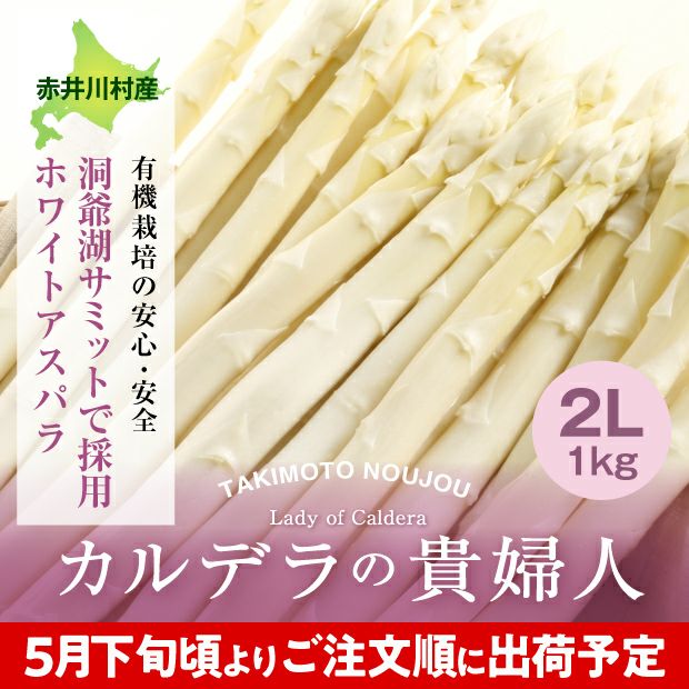 新鮮なホワイトアスパラ