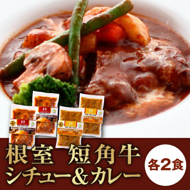 ビーフシチューとビーフカレーのセット