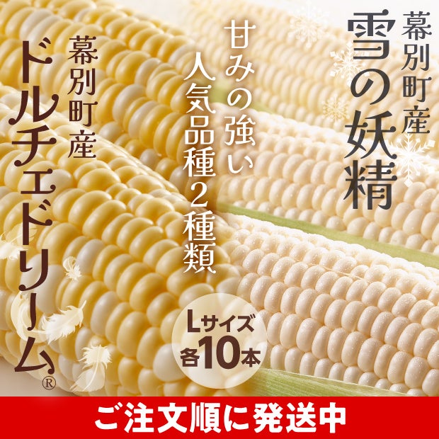 十勝幕別産 ドルチェドリーム＆雪の妖精 セット