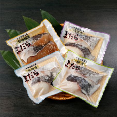 真だら漬け魚(切り身) 4種6Pセット