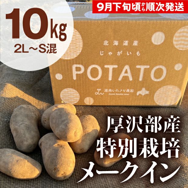 厚沢部産 メークイン（2L～S混） 10kg