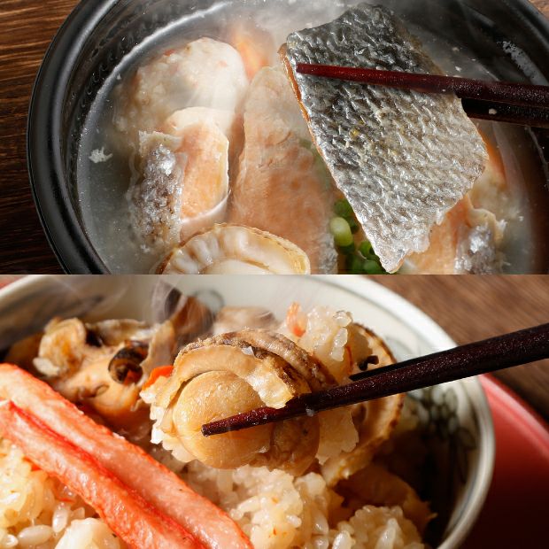 小樽の小鍋と海鮮おこわ詰合せ 後志 小樽海洋水産｜海鮮 加工品｜食べ
