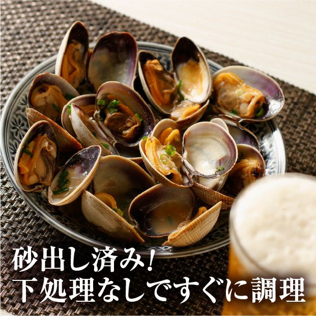 別海産 活あさり(大サイズ) 1㎏（生・冷蔵発送）｜海鮮 ｜食べレア