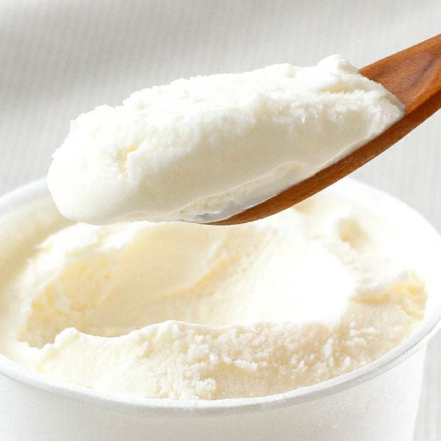 とても美味しそうなミルクのアイス