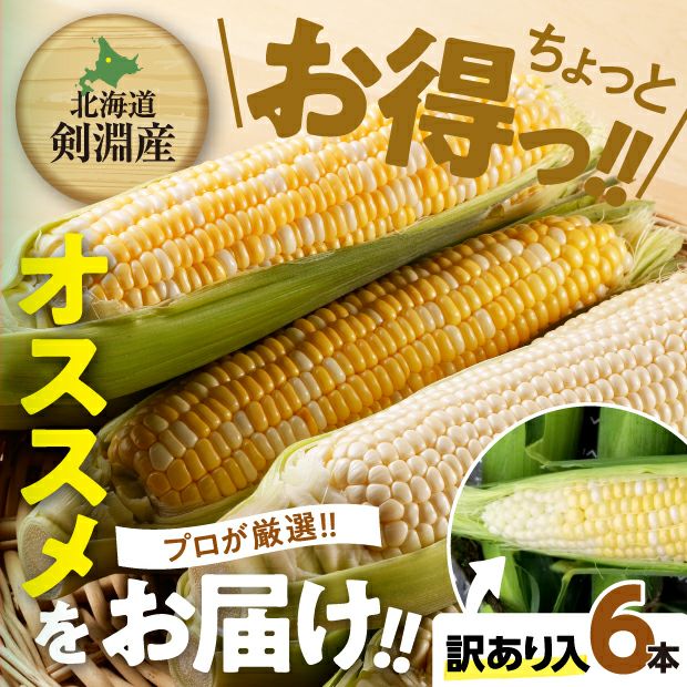 粒がぎっしり詰まってとても美味しそうなとうもろこし