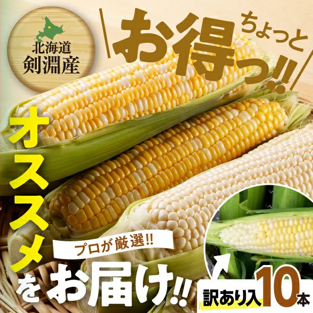 粒がぎっしり詰まってとても美味しそうなとうもろこし