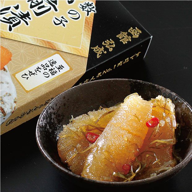 マグカップ塩水生うにと数の子たっぷり松前漬｜ 弘成 函館 海産物