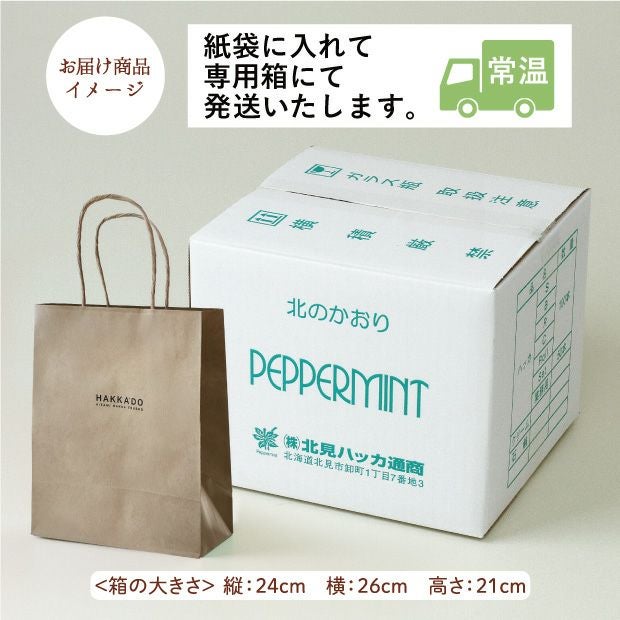 北見ペパーミントギフトセットのお届け商品イメージ