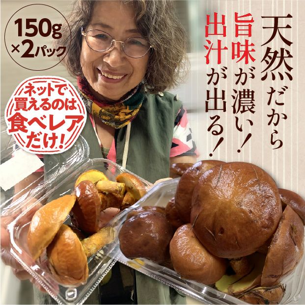 天然落葉きのこ 150g×2パック