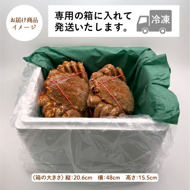 ボイル冷凍】毛ガニ姿2尾｜毛ガニ 魚介 ｜食べレア北海道