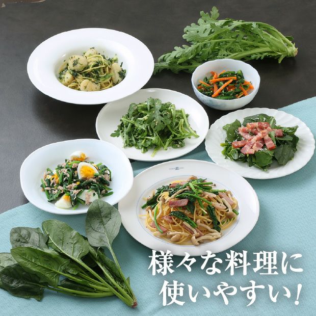 かみしま春菊＆ほうれん草