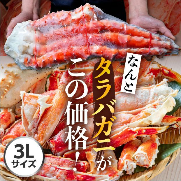 タラバガニ肩脚セクション(3L)｜宗谷｜ 食べレア北海道【公式通販