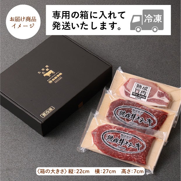 【5周年企画】熟成牛・豚ステーキ詰合せ